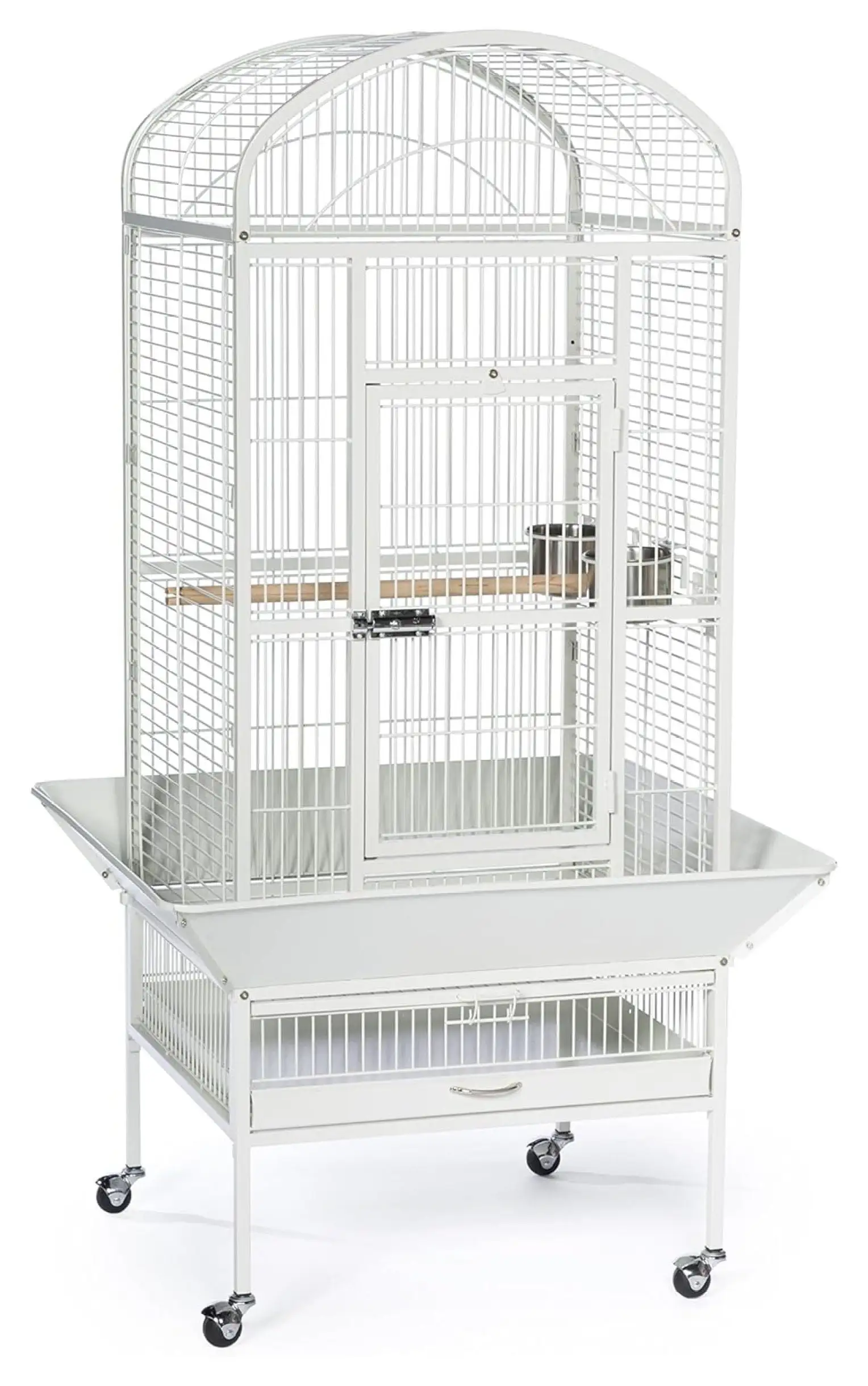 BIN24 34522 Dometop Cage. Large. Chalk White