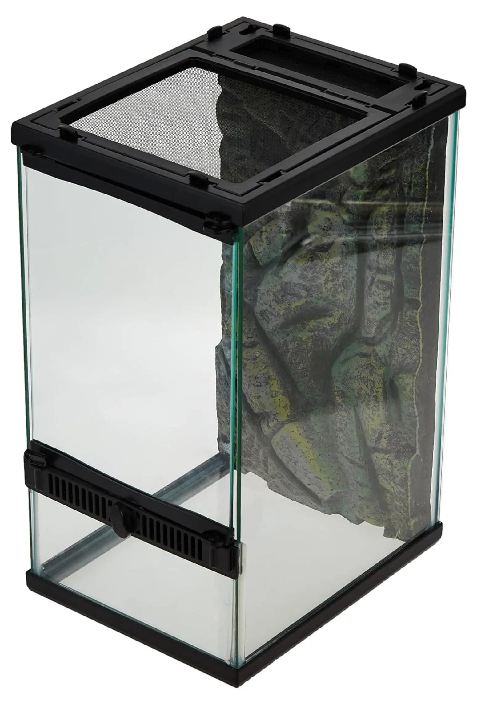 BIN24 Front Opening Terrarium - 8 x 10 x 15.Black