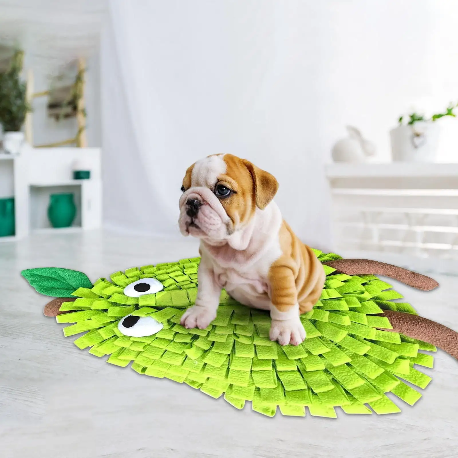 Baocc Carpet on Sale Snuffle Mat for Dogs Fruit Shape Pet Sniffing Mat Enrichment Pet Foraging Mat for Smell Training and Slow Eating Dog Mental Stimulation Toys Stress for Feeding Green