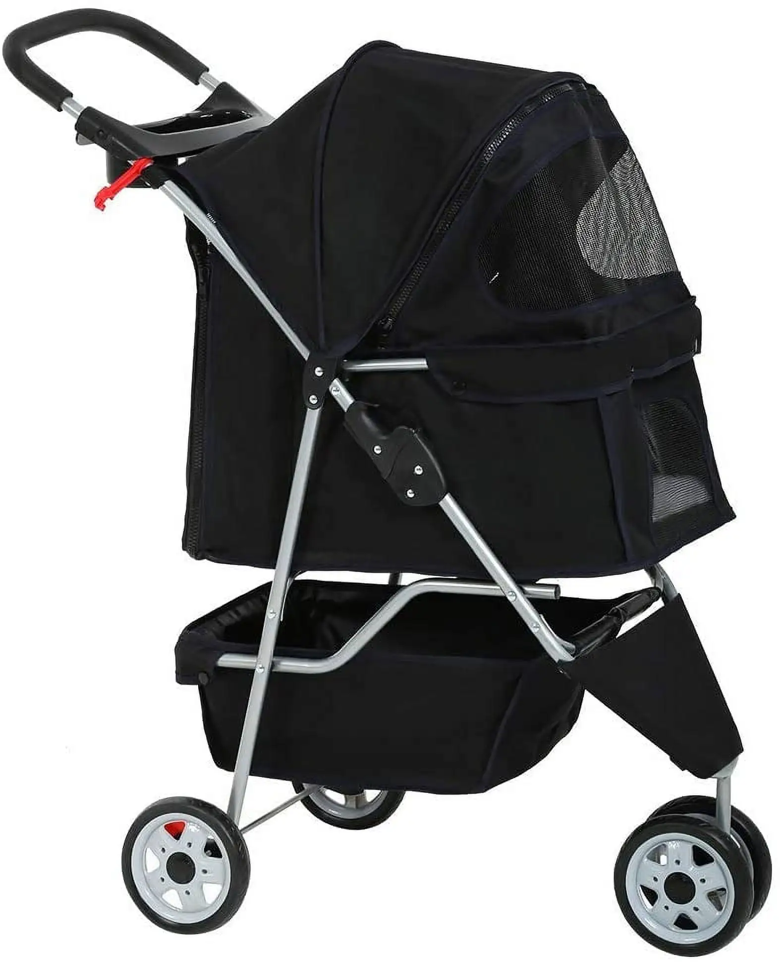 Bestpet Pet Stroller. 3 Wheels. Travel Folding Carrier T13