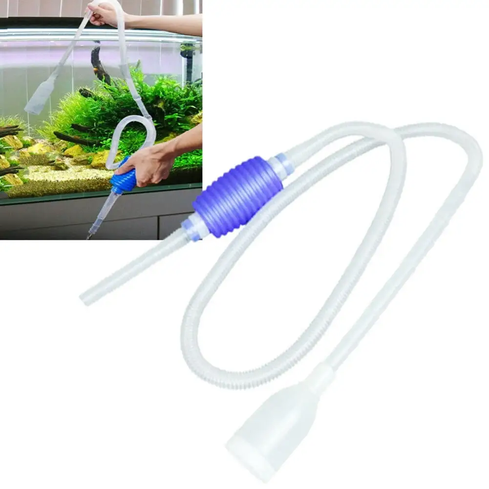 Besufy Siphon Pump.Aquarium Vacuum Water Changer Gravel Cleaner Fish Tank Manual Siphon Pump Tool