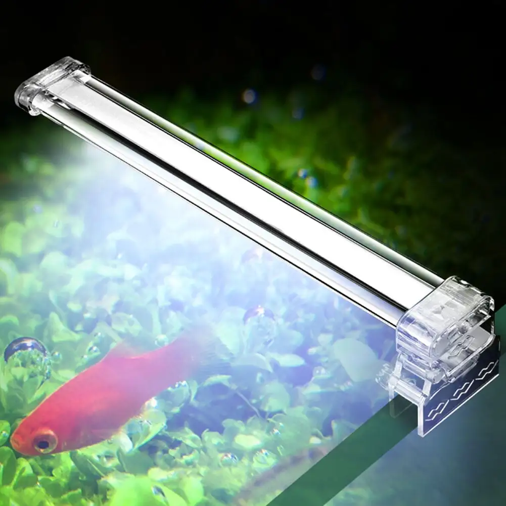 BetterZ LED Aquarium Aquatic Plant Light Clip On Fish Tank Weed Coral Reef Clamp Lamp