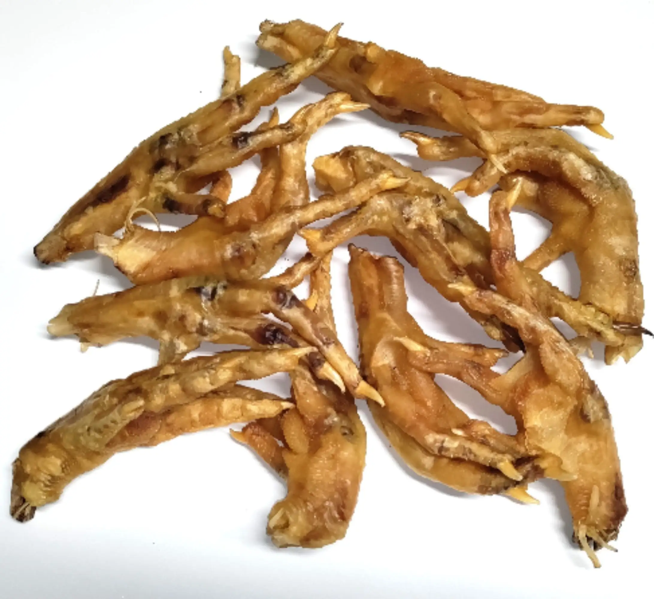 BeyondWhiskers Chicken Feet w-nails. Cat and Dog Treats (Coated in WC Lobster)