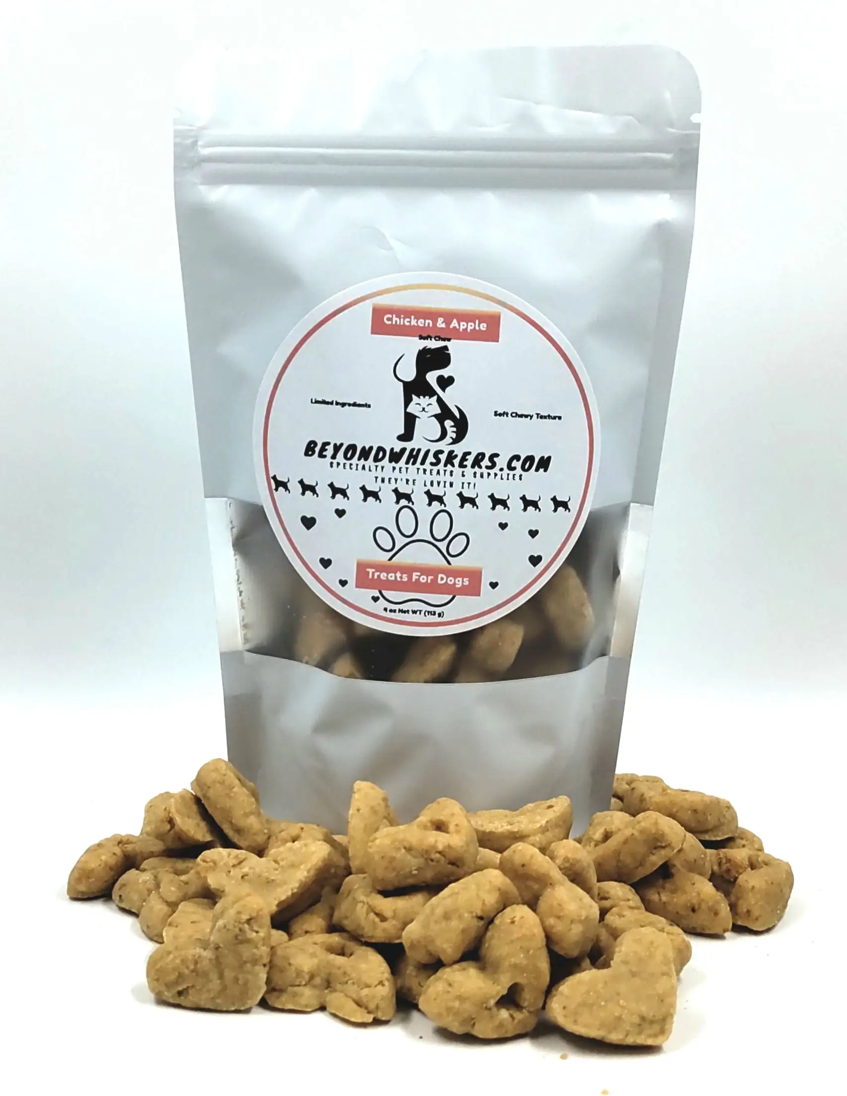 BeyondWhiskers Chicken and Apple Soft Dog Treats