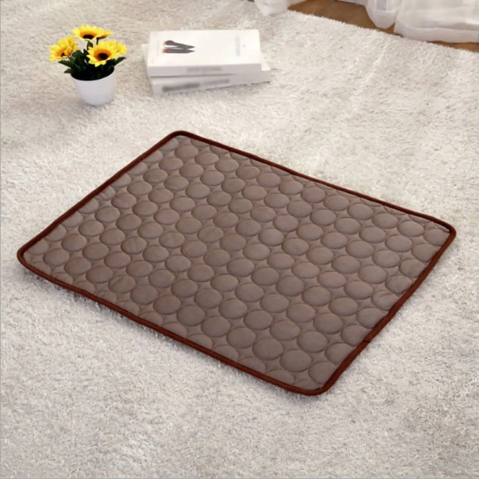 Big Clearance! Summer Pet Self Cooling Mat -Dogs Cats Washable Ice Silk Cooling Mat.Breathable Pet Cushion Sleep Pad for Dogs Kennel Sofa Bed Floor.Portable Tour Camping Yoga Sleeping Massage