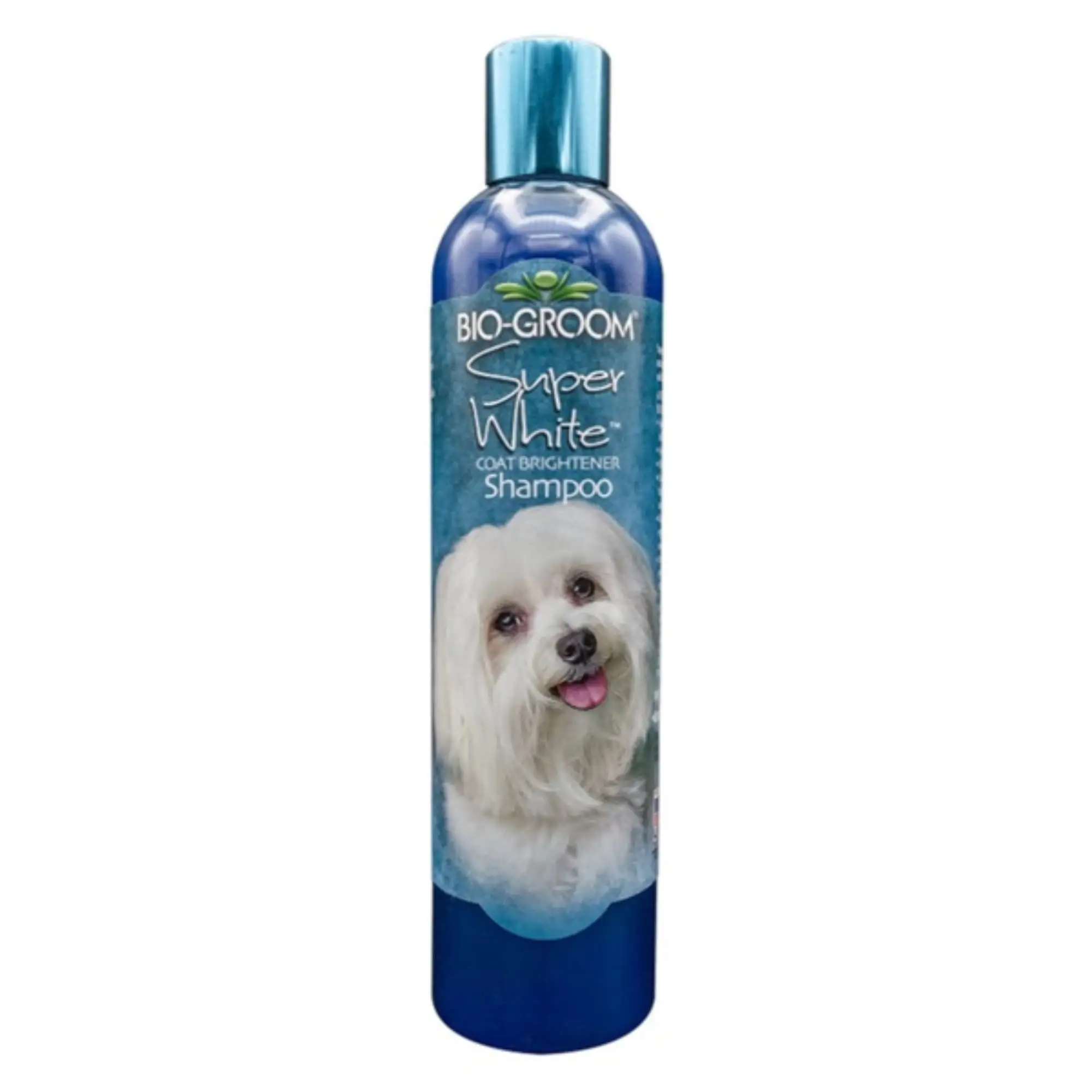 Bio-Groom Super White Coat Brightener Shampoo for Dogs and Cats. 12 fl oz