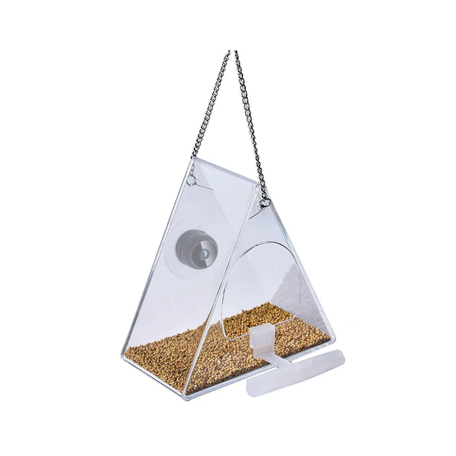 Bird Feeder With HD 1080P Camera. WiFi Hotspot For Remote Connection To Mobile Phone For Outdoor Bird Watching. Taking Pictures. Bird Feeder For Windows Outdoor (1PC)