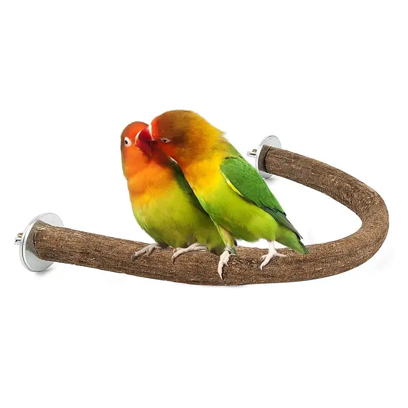 Bird Perch Bird Stand Birdcage Scrub Stand Parrot Bird Paw Grinding Stick for Foot Exercise