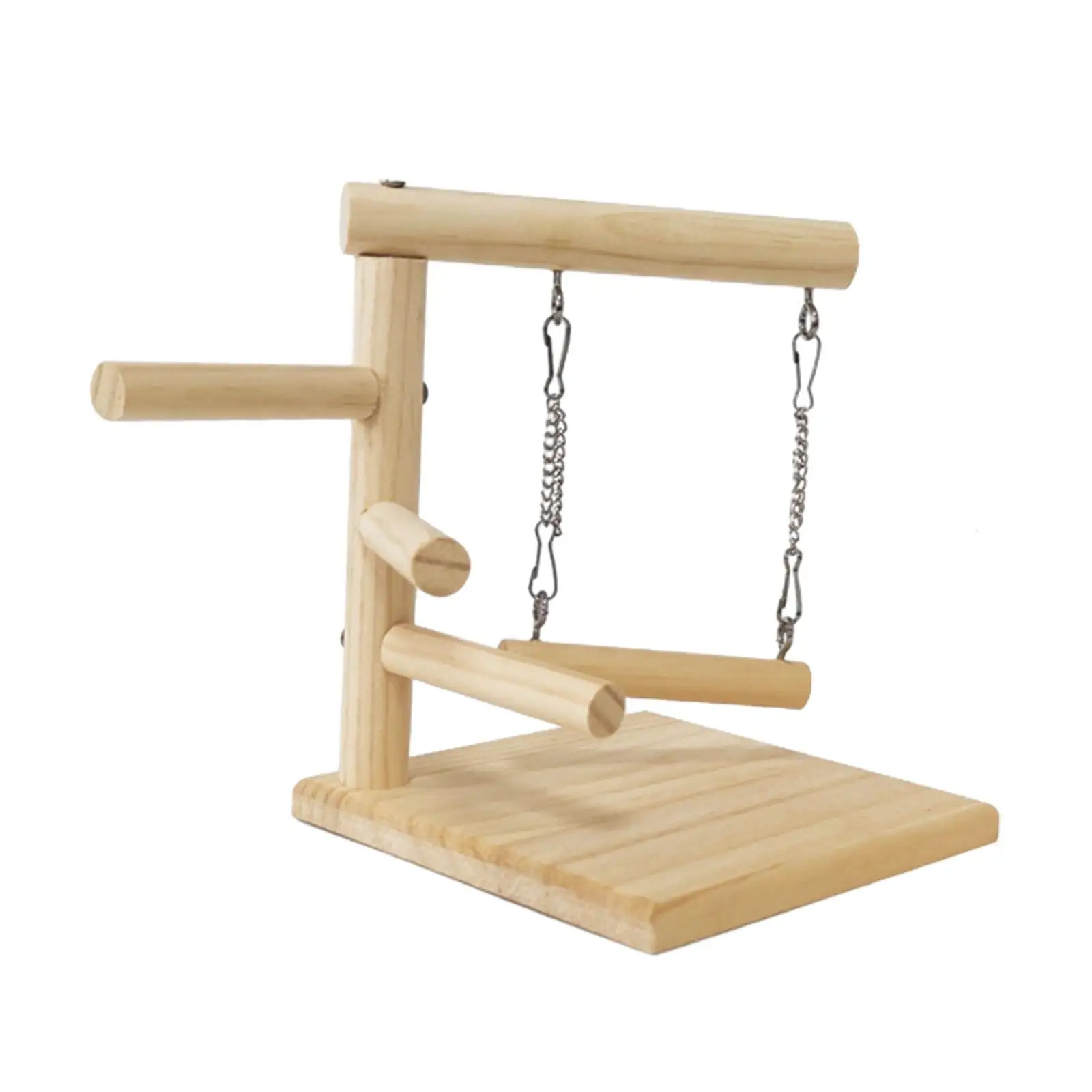 Bird Perch Stand Tabletop Parrot Playground Bird Gym Bird Perches Standing Sticks for Canaries Parakeets Cockatiels Parrots Style B