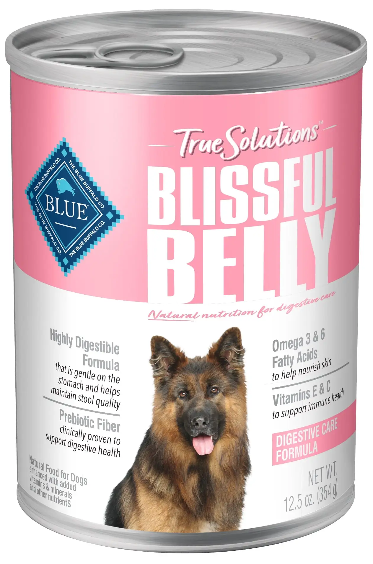 Blue Buffalo True Solutions Blissful Belly Natural Digestive Care Wet Dog Food. Chicken 12.5-oz Can