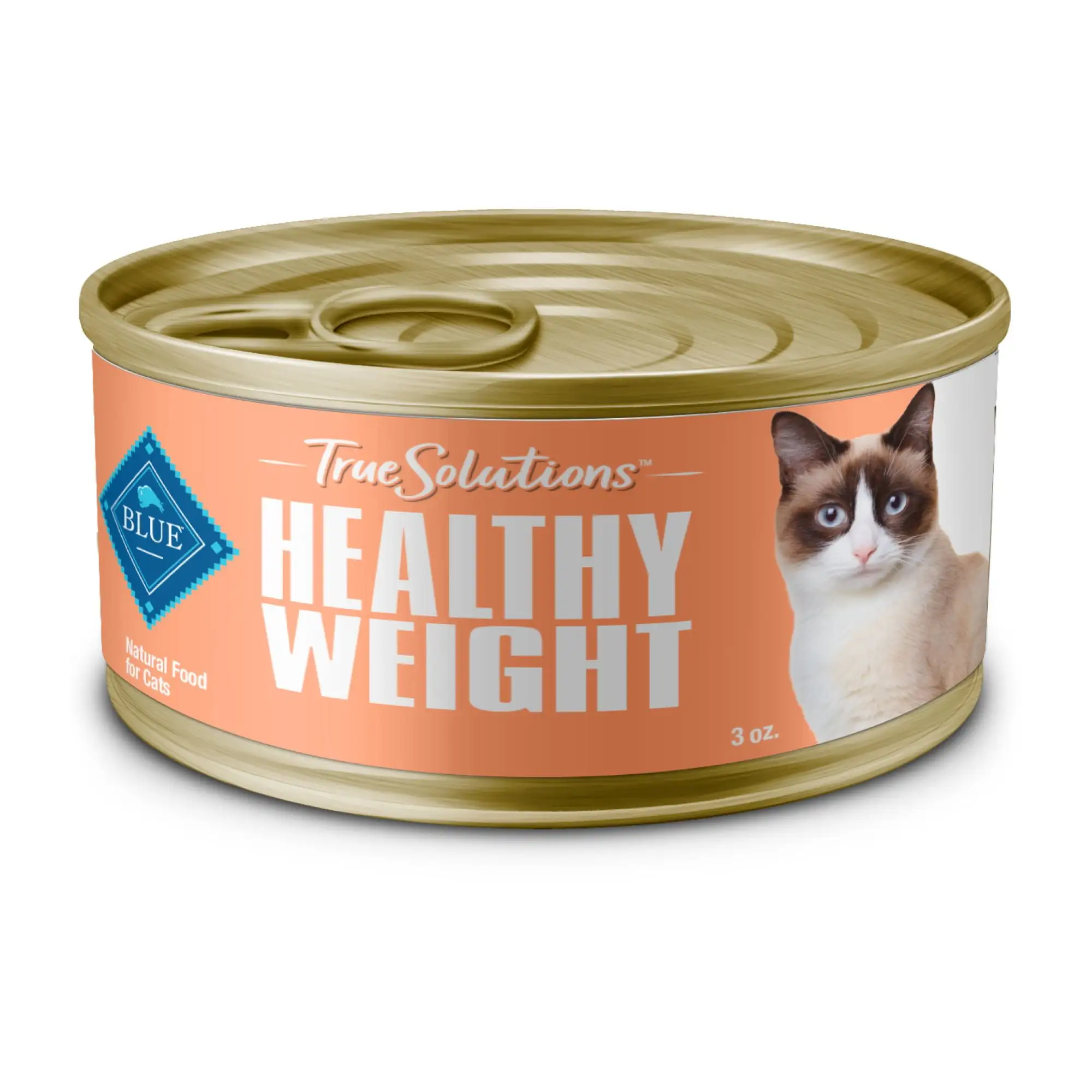 Blue Buffalo True Solutions Healthy Weight Formula Wet Cat Food. Chicken. 3-oz. Can