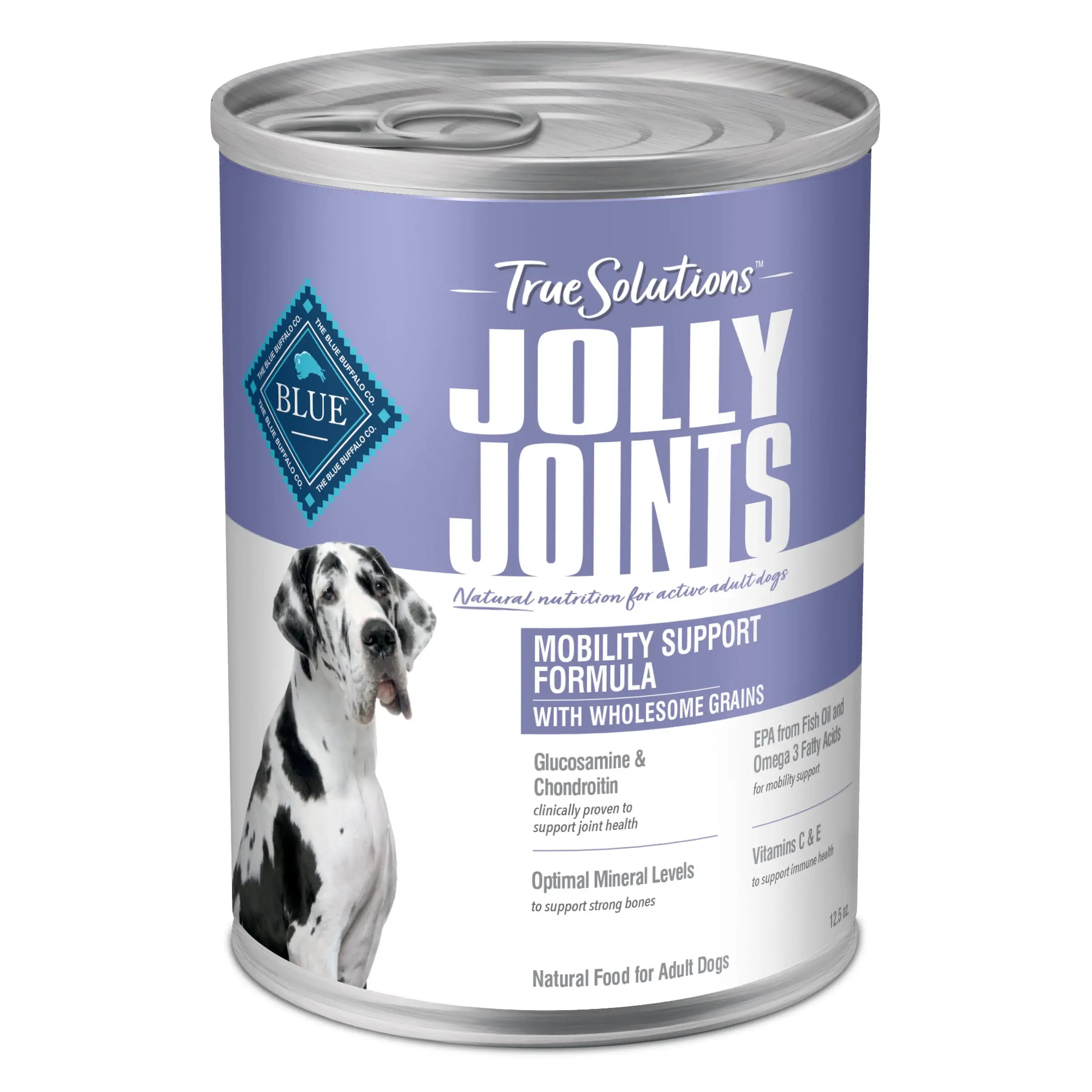 Blue Buffalo True Solutions Jolly Joints Natural Mobility Support Wet Dog Food. Chicken 12.5-oz Can