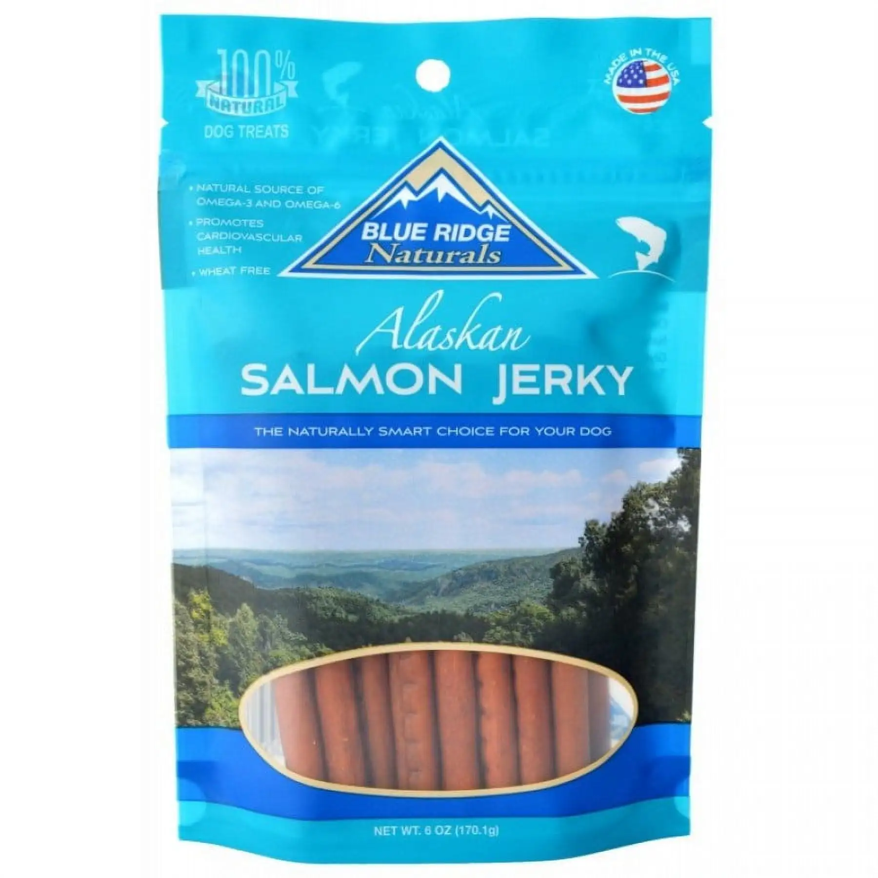 Blue Ridge Naturals Oven Baked Salmon Jerky Dog Treats