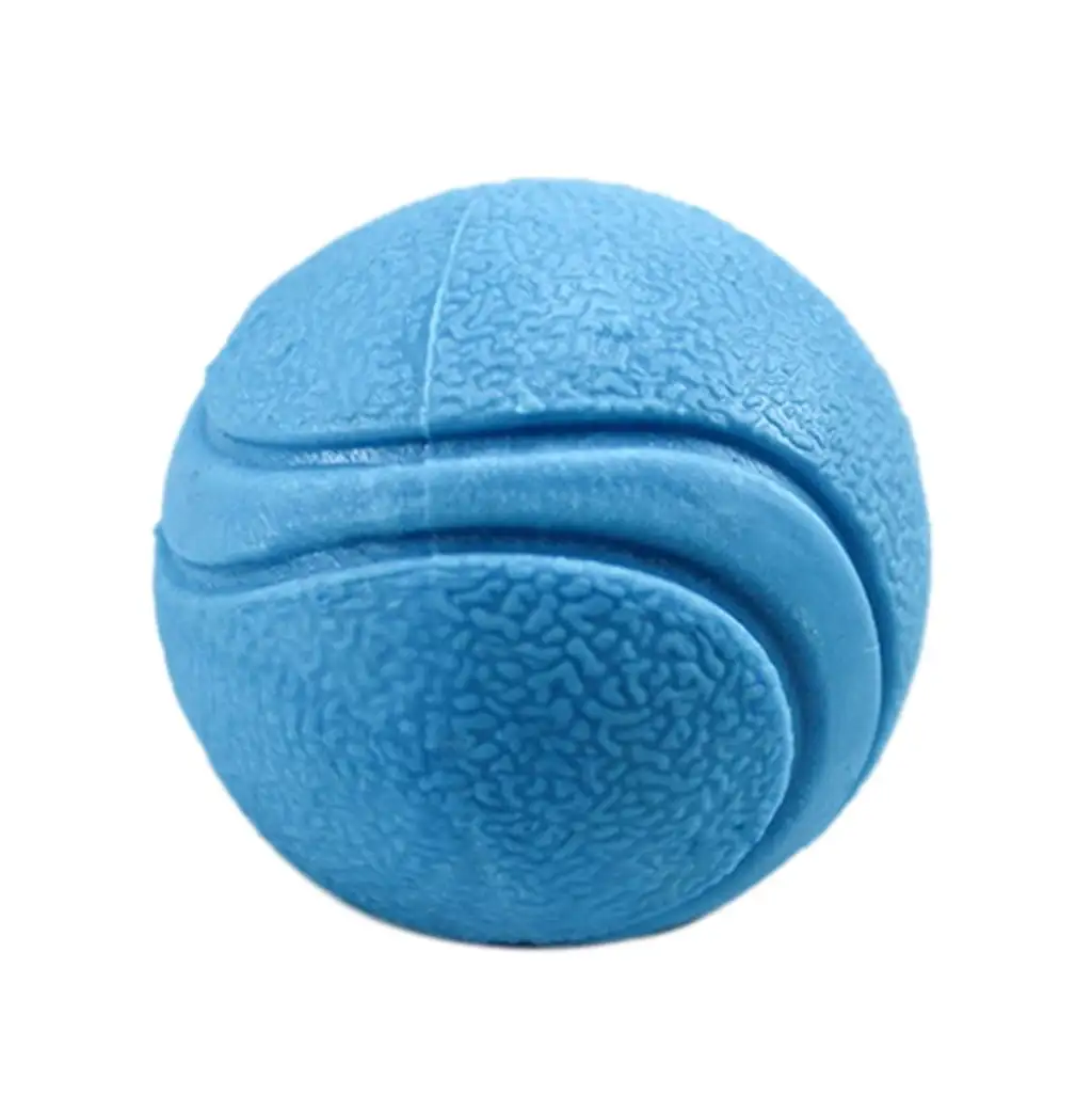 Blueek 1Pcs Solid Rubber Ball Pet Dog Toy Training Chew Play Fetch Bite Toys