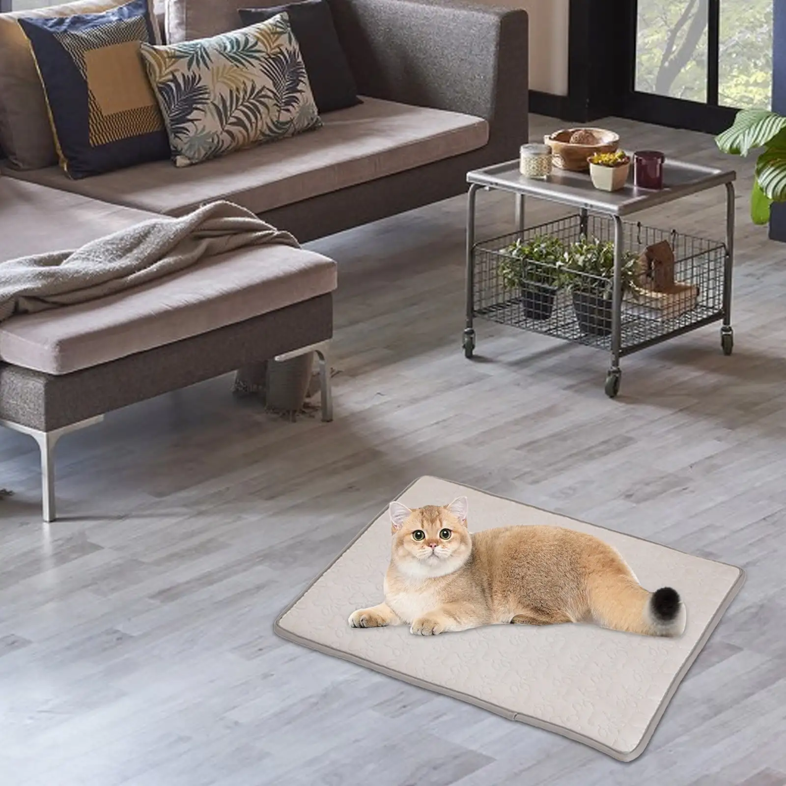 Blulids Dog & Cat Cooling Mat Breathable Self Cooling Blanket 21??27. Washable Cooling Mat for Dogs Cats. Dog & Cat Crater Mat Kennel Pad for Sleeping Keeps Pets Cool in Summer Heat