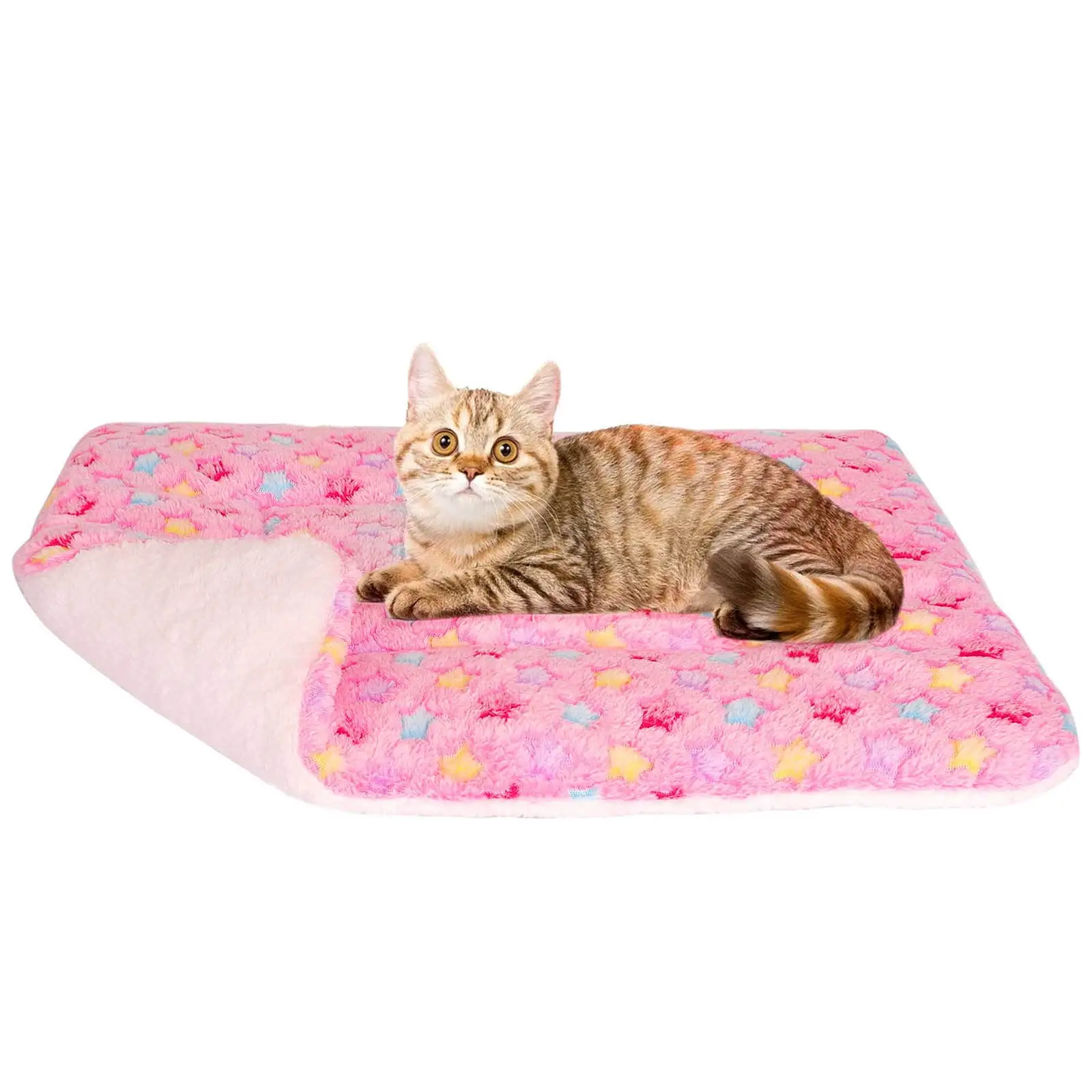 Brother Teddy Dog Crate Mats.Soft Kennel Pads Washable with Anti-Slip Bottom.Dog Kennel Pads for Sleeping.Pets Mattress Cat Dog Beds for Large Medium Dogs Pink Xl