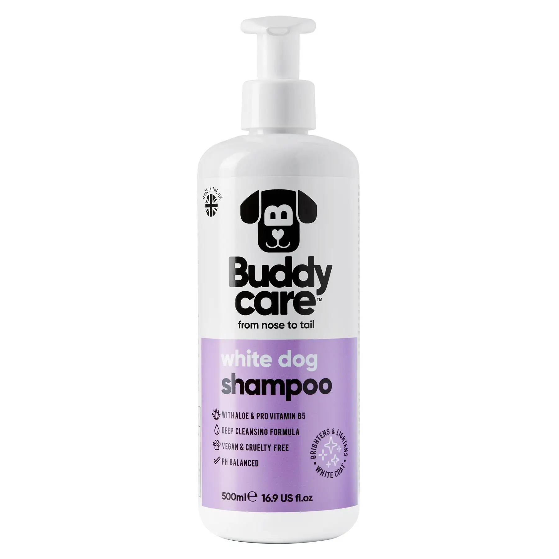 Buddycare - Dog Shampoo - White Dog - 500ml