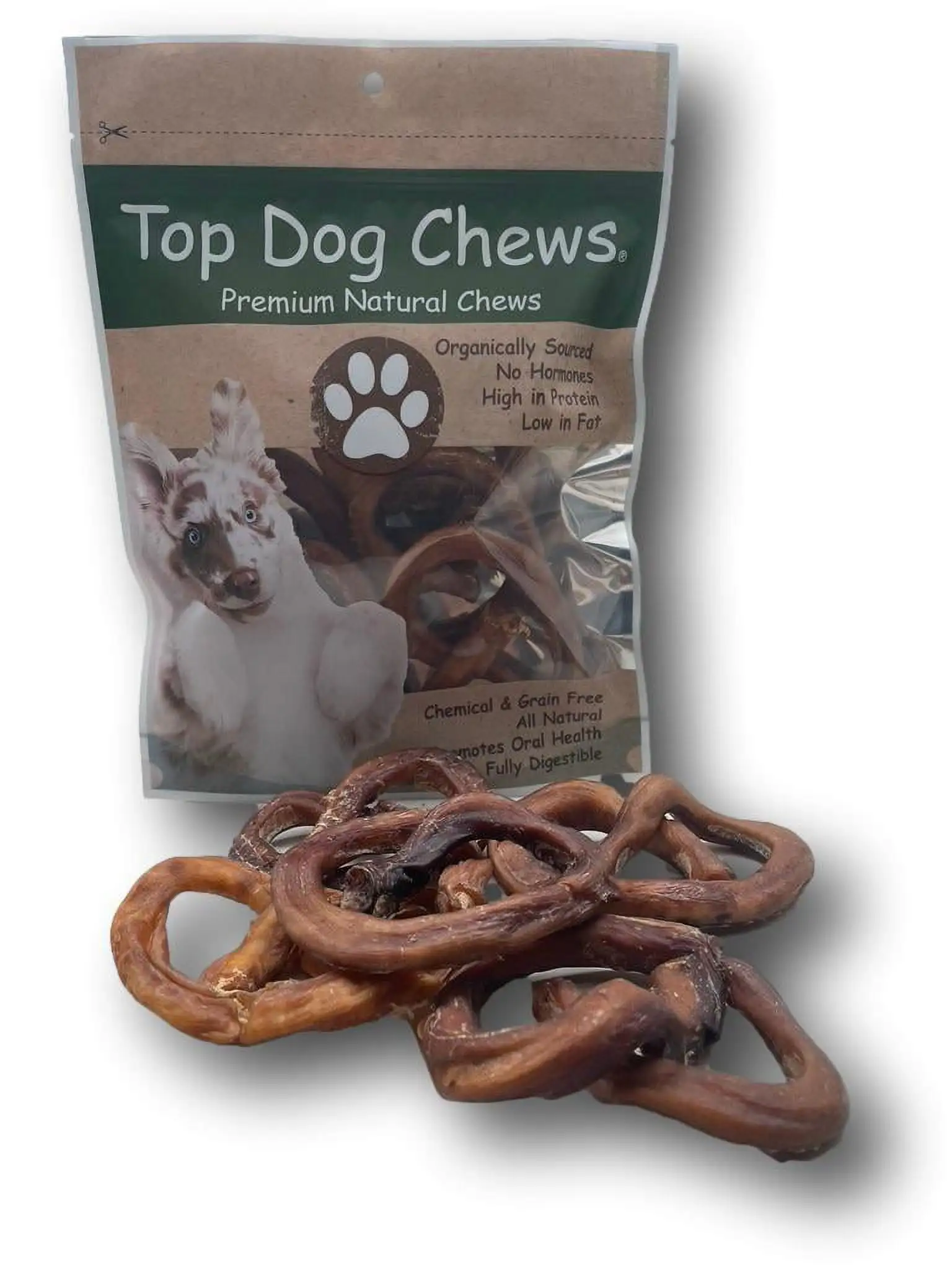 Bully Stick 3x 5 Pretzel Dog Treat