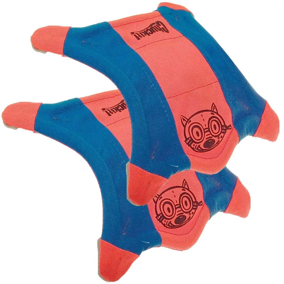 CHUCKIT! FLYING SQUIRREL. Medium 2 Pack