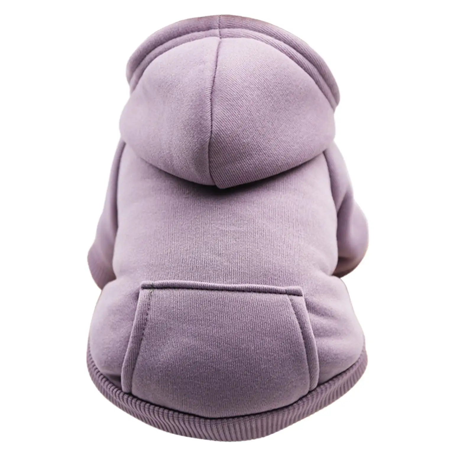 CICRKHB Dog Sweaters for Small Dogs Dog Hoodie with Pocket - Fall Winter Warm Fleece Sweater Puppy Clothes for Small Medium Dogs Boy Girl Pet Supplies Purple