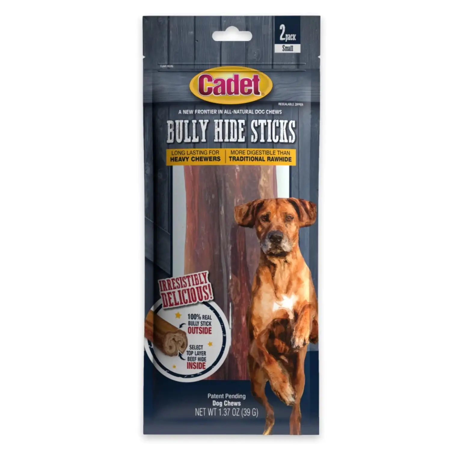 Cadet Bully Hide Sticks All-Natural Dog Chews