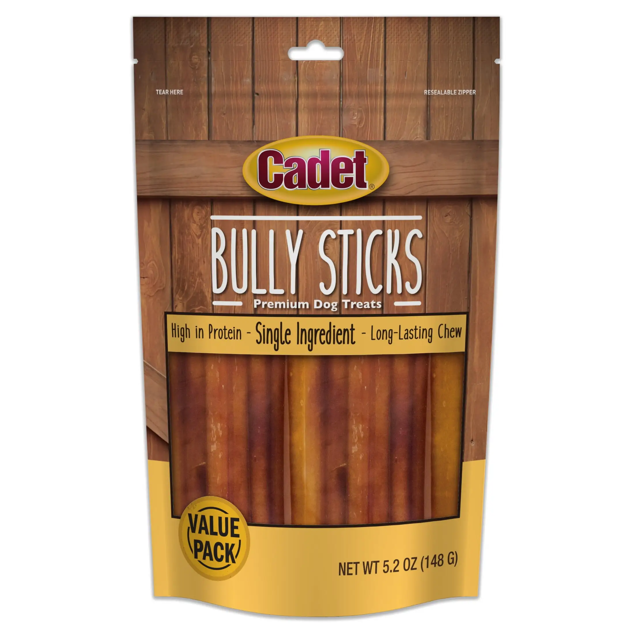 Cadet Small Bully Sticks Small 5.2 Ounce