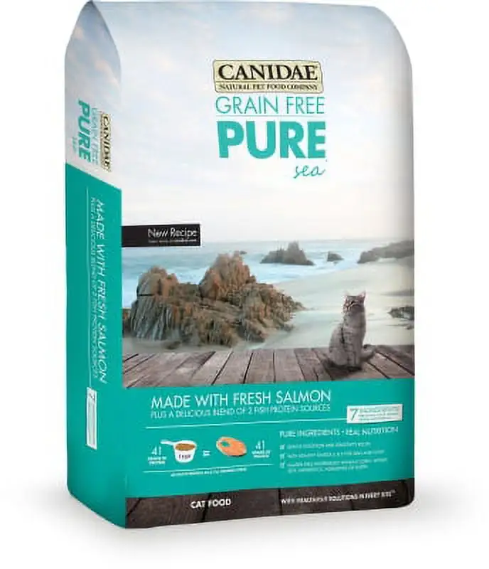 Canidae Pure Sea Grain-Free Fresh Salmon Dry Cat Food. 5 lb