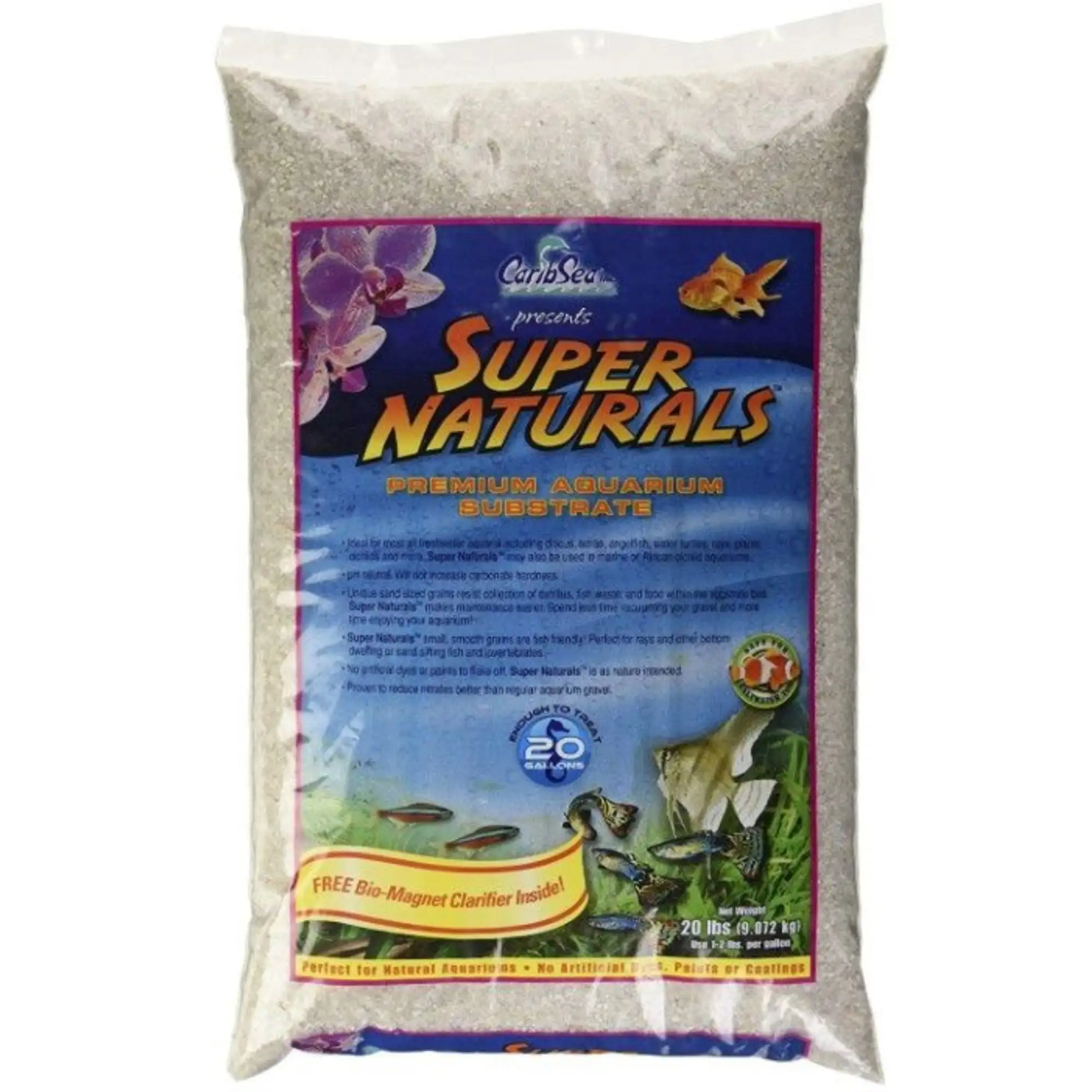 CaribSea Super Naturals Freshwater Substrate Torpedo Beach