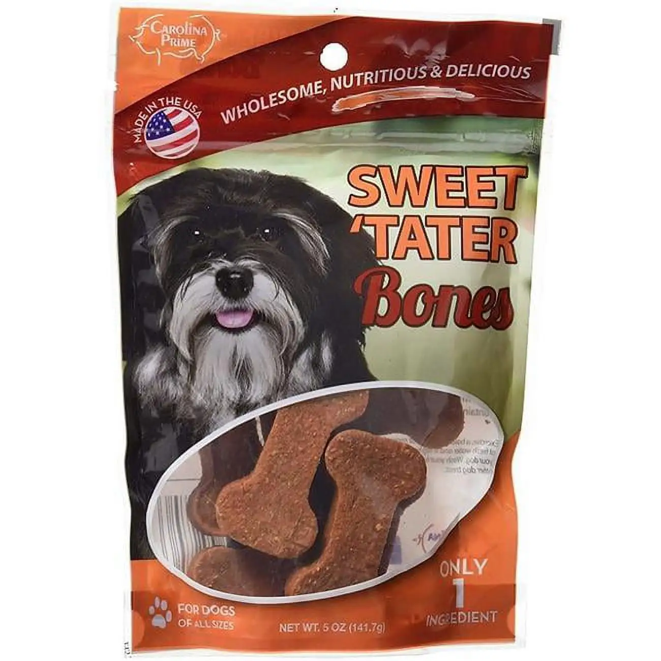 Carolina Prime CRP45270 Sweet Tater Bones Dog Treats