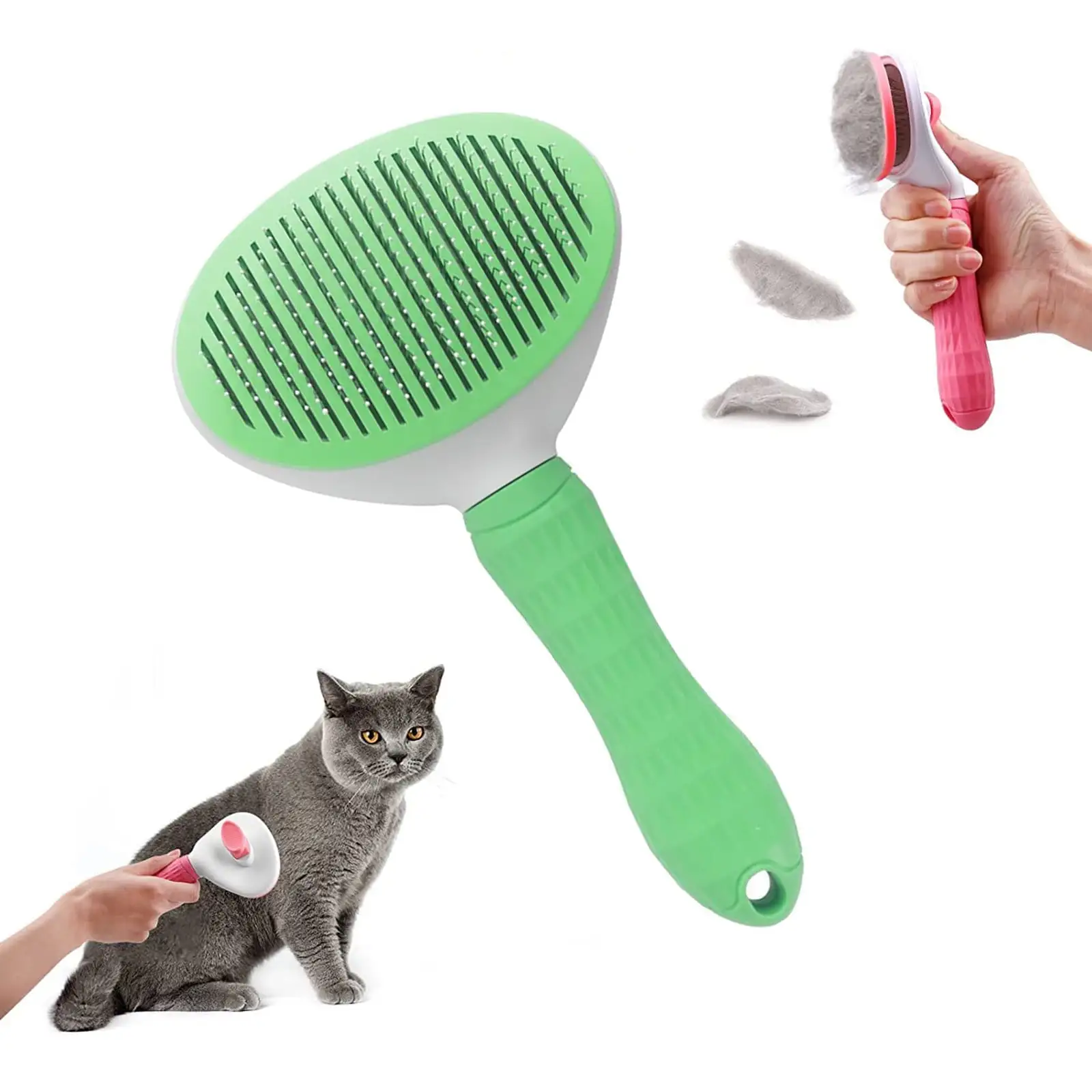 Cat Brush For Shedding Cat Brushes For Indoor Cats Cat Grooming Brush Cat Comb For Puppy Massage Pet Supplies TANGNADE