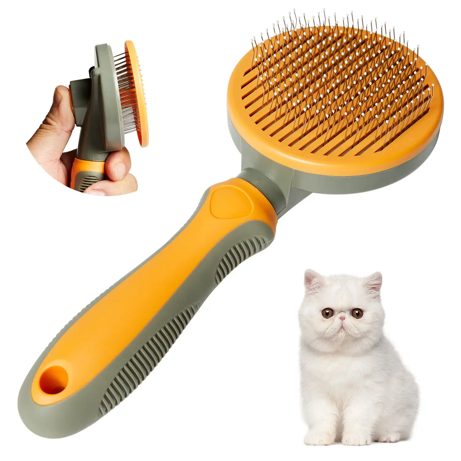 Cat Brush for Shedding and Grooming. Pet Self Cleaning Slicker Brush Dog Brush Cat Hair Comb