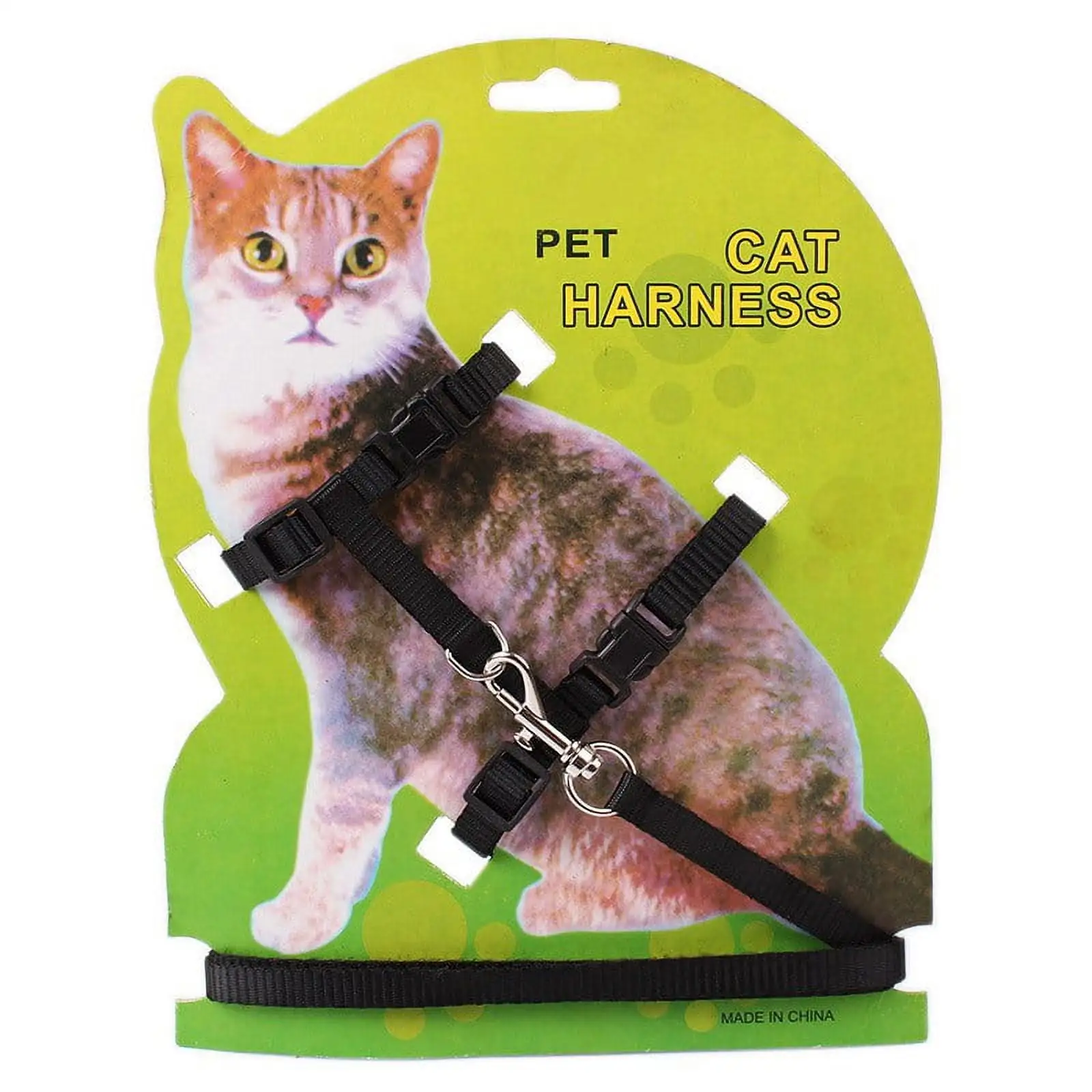 Cat Harness with Leash Pet Adjustable Breathable Vest Kittens Chest Strap