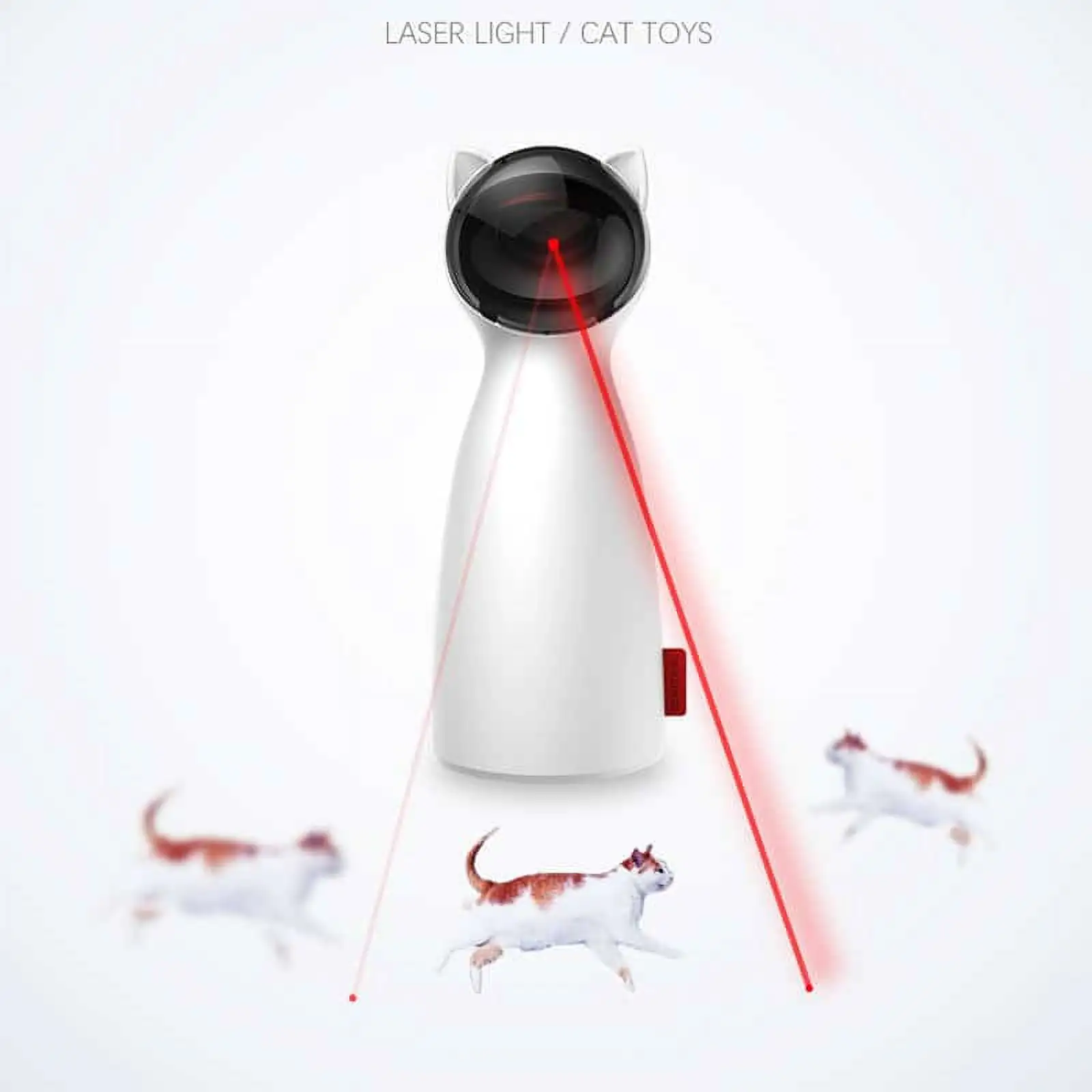 Cat Laser Toy Automatic Rotating Laser Pointer for Cat . Automatic Laser Toy for Pet