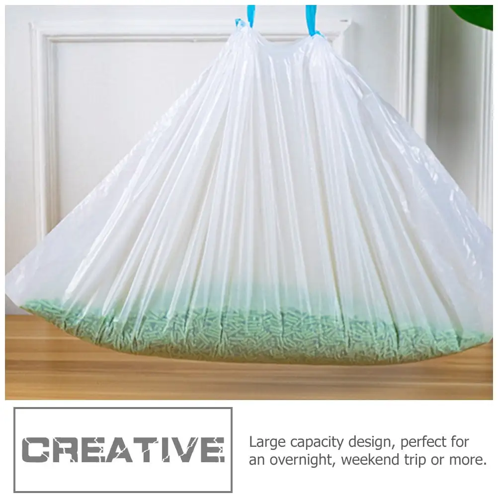 Cat Litter Bag 20Pcs Cat Litter Bags Trash Bags Thickened Plastic Bags Cleaning Bags for Pet