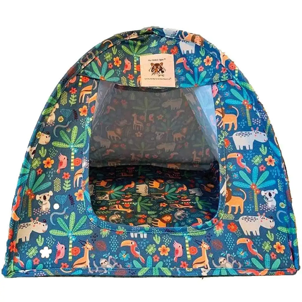 Cat Tent | Cotton Canvas Popup Pet Bed