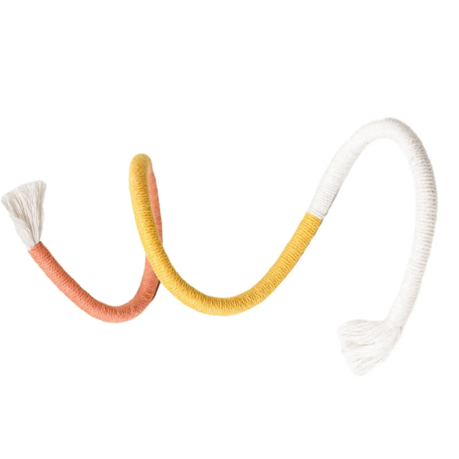 Cat Toy Bite Rope Funny Wear Resistant Home Portable Educational Toys Multipurpose Pet Chew Toy for Small Animals Kitten Puppy Accessories Orange