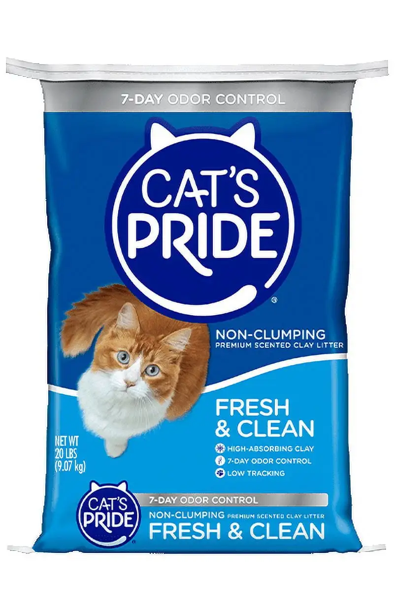 Cat's Pride Fresh & Clean Scented Non-Clumping Cat Litter. 20-Pound Bag