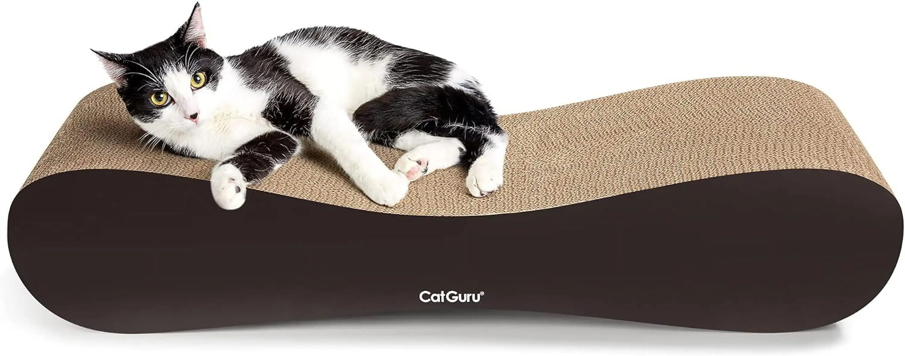 CatGuru Cat Scratcher Lounge. Reversible Cat Scratching Board. Cardboard Cat Scratcher. Premium Cat Scratch Post. Durable Cat Scratchers. Cat Scratching Bed. Cat Scratching Post (XXL)