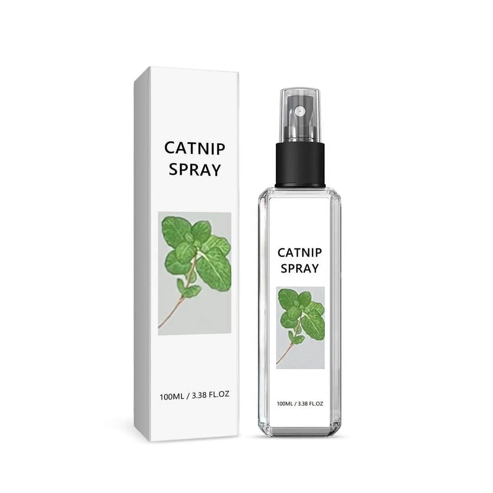 Catnip Spray .Pure & Potent Catnip-Infused Liquid Catnip Spray For Cats. for Indoor Cats and Kittens. Relieves Stress. Calming. Revives Toys & Scratching Posts 100ML .1PCS