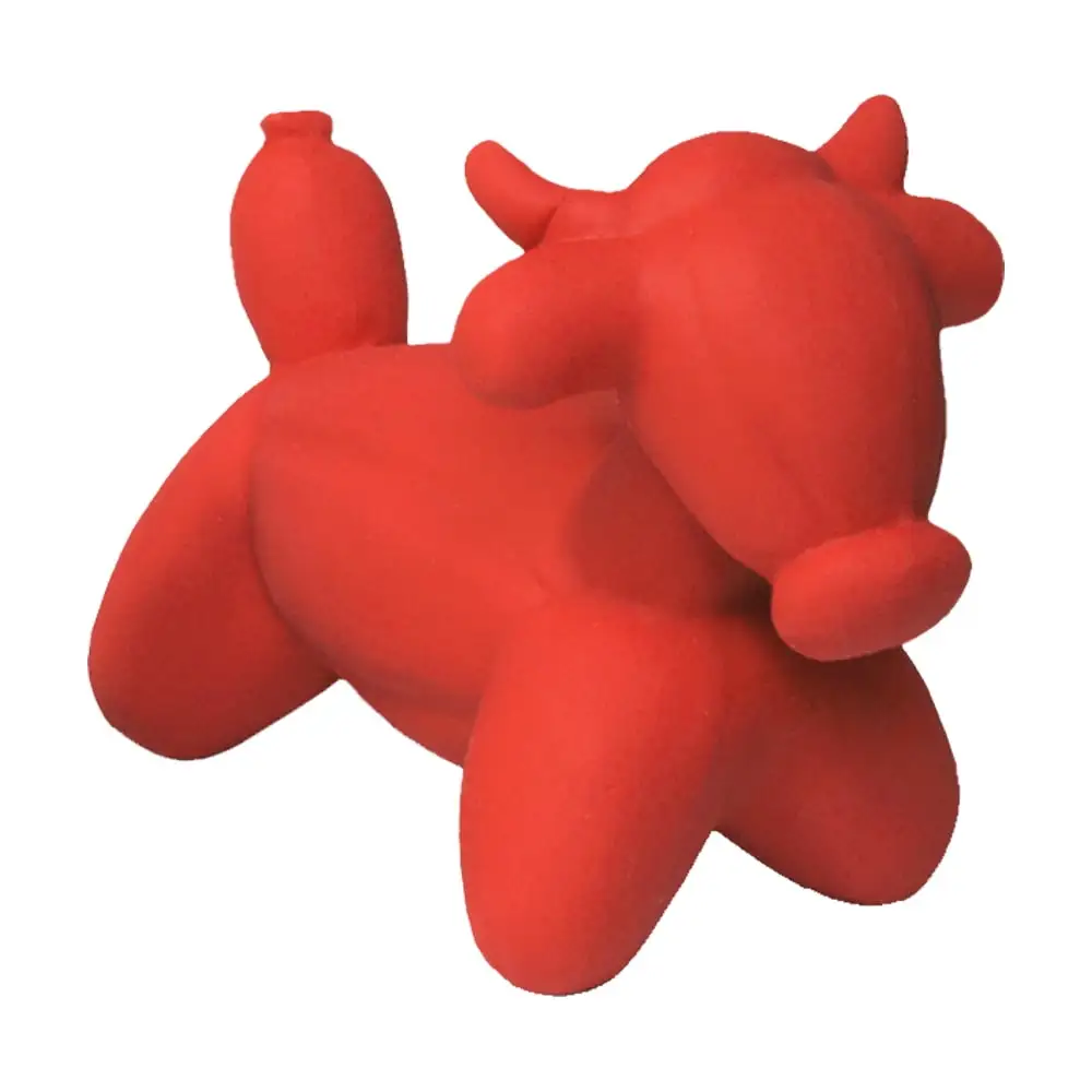 Charming Pet Latex Rubber Balloon Bull Dog Toy. Red. Large