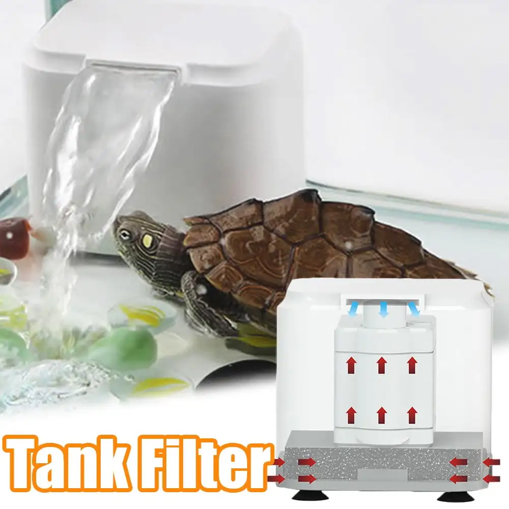 Cheers.US Aquarium Turtle Filter. Turtles Habitat Reptile Tank Filter Submersible Low Water Level Waterfall Filter Turtle Tank Aquarium Filter. Aquarium Filter for Aquatic Turtle Tanks and Aquariums