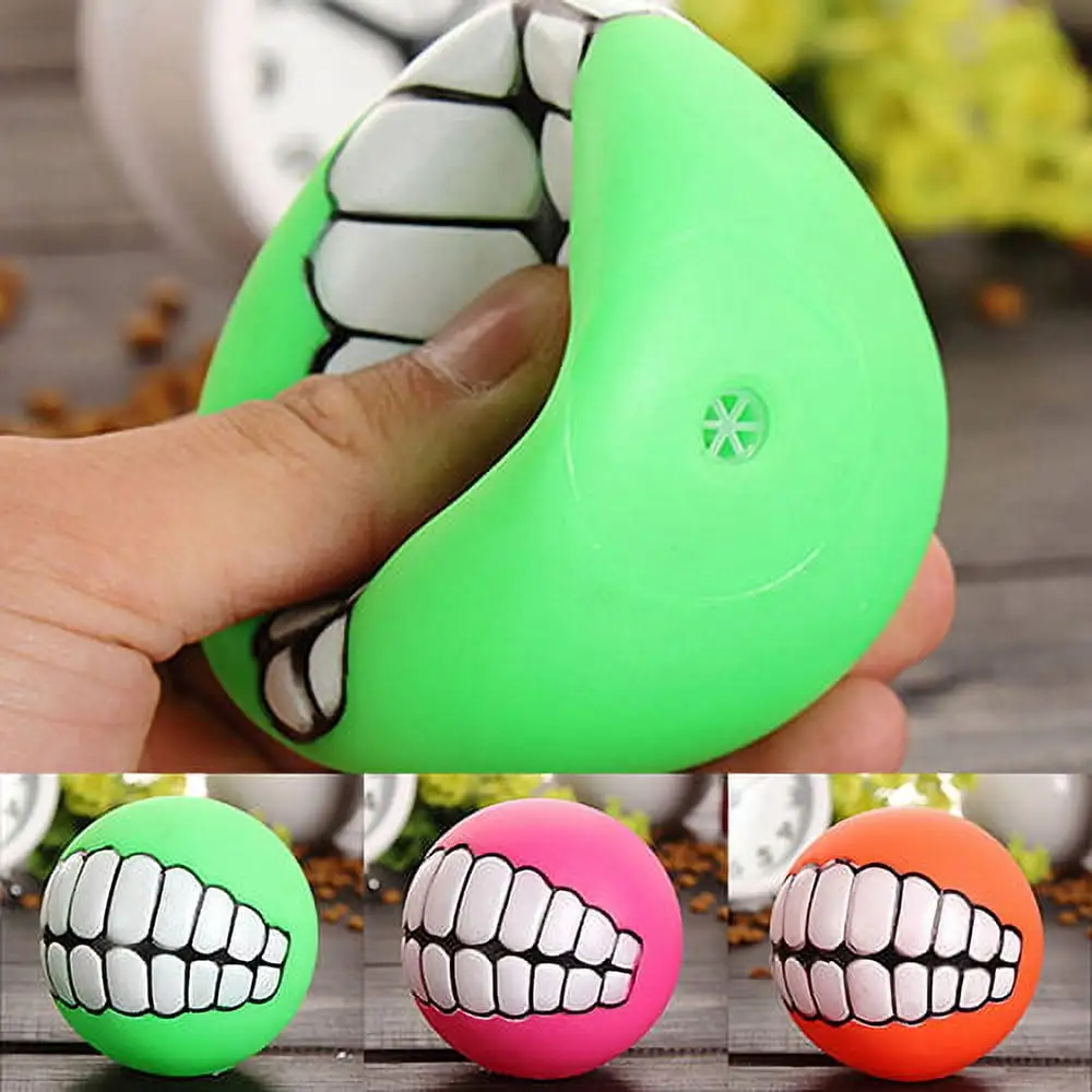 Cheers.US Dog Puzzle Teething Toys Ball Nontoxic Durable Dog IQ Chew Toys for Puppy Small Large Dog Teeth Cleaning/Chewing/Playing/Treat Dispensing Dog Toys