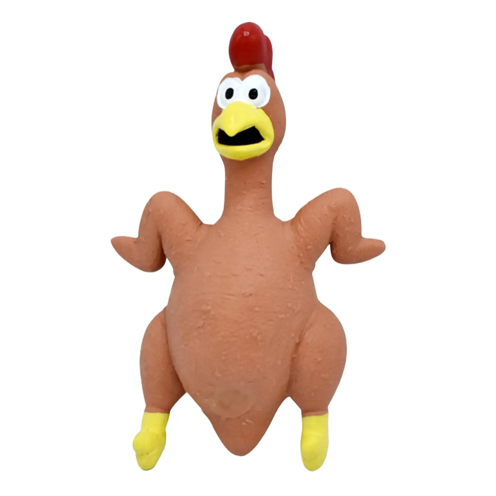 Chicken Dog Toy Squeak. Latex Screaming Chicken Dog Toys That Makes Noise. Funny Squeaky Interactive Puppy Dog Toys for Boredom. Dog Fetch Toy with Squeakers for Small Medium Large Breed