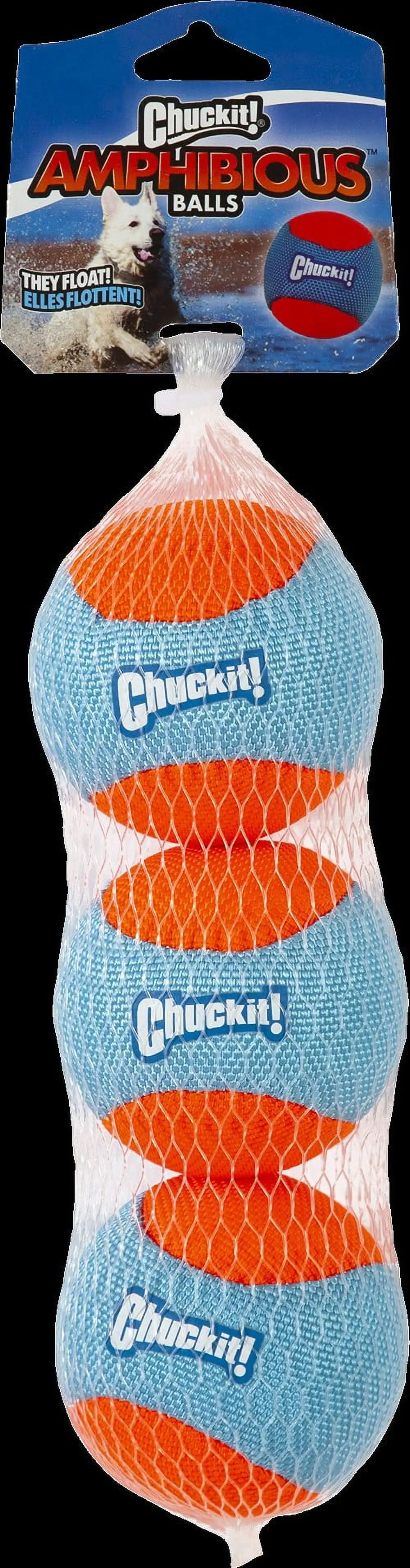 Chuckit! Amphibious Fetch Balls 3 Pack Dog Toy