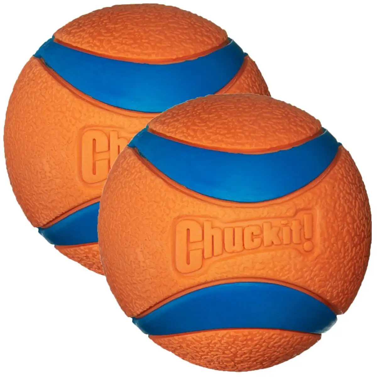 Chuckit! Dog Fetch Toy ULTRA BALL Durable Rubber Fits Launcher LARGE 2 PACK