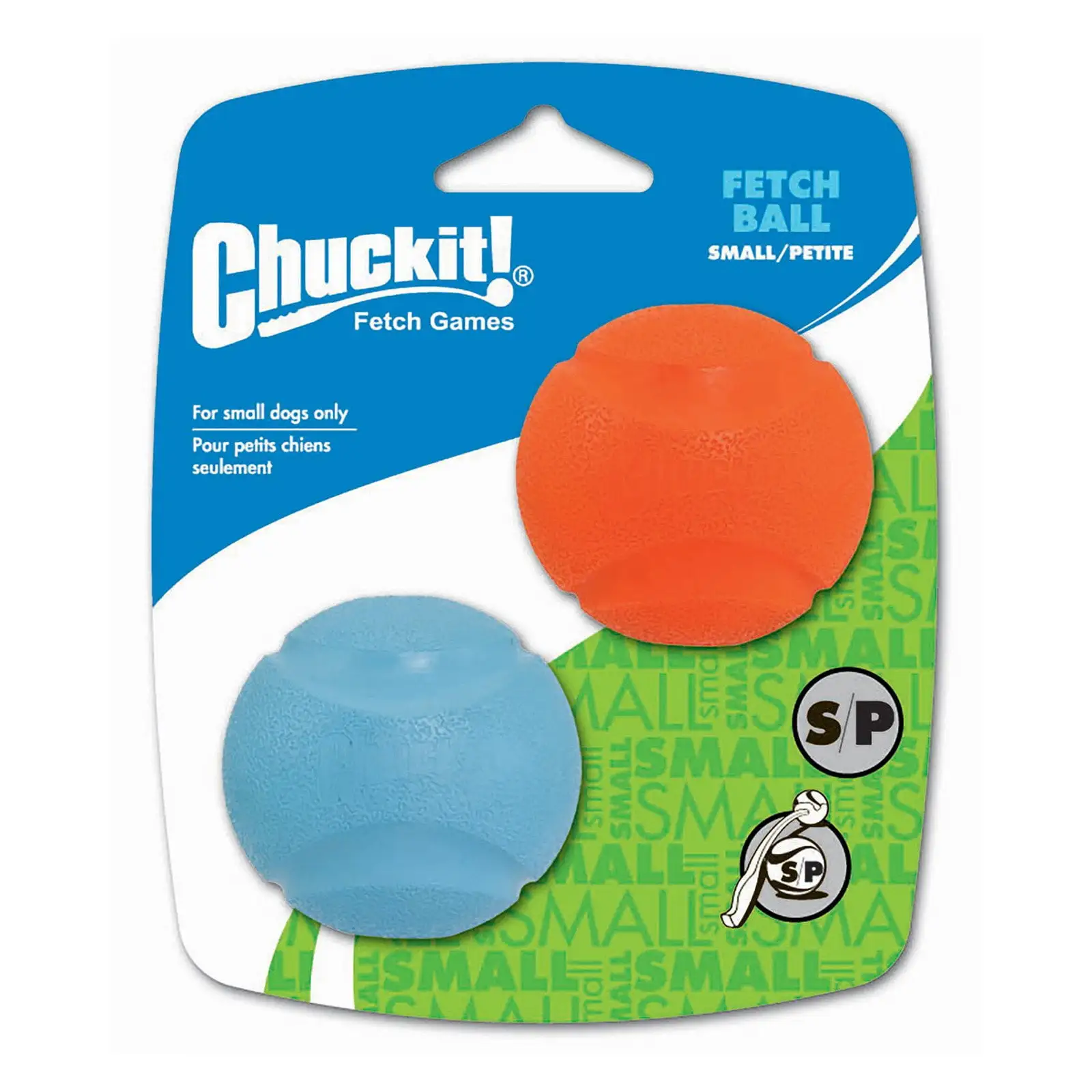 Chuckit! Fetch Ball Dog Toy. Small. 2 Count