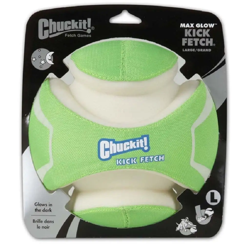 Chuckit! Kick Fetch Max Glow Dog Toy Large