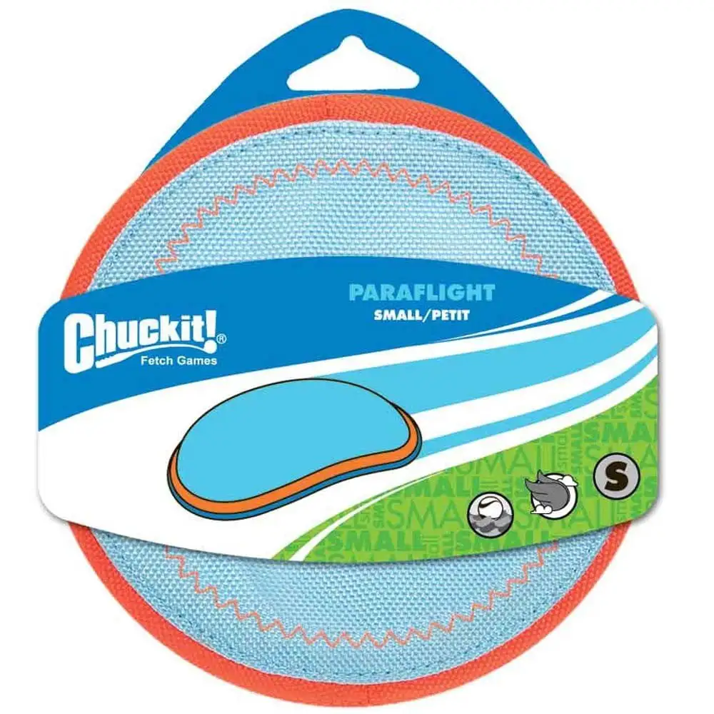 Chuckit PARAFLIGHT Dog Fetch Toy Small Frisbee Great for Land and Water 6.5 Inch