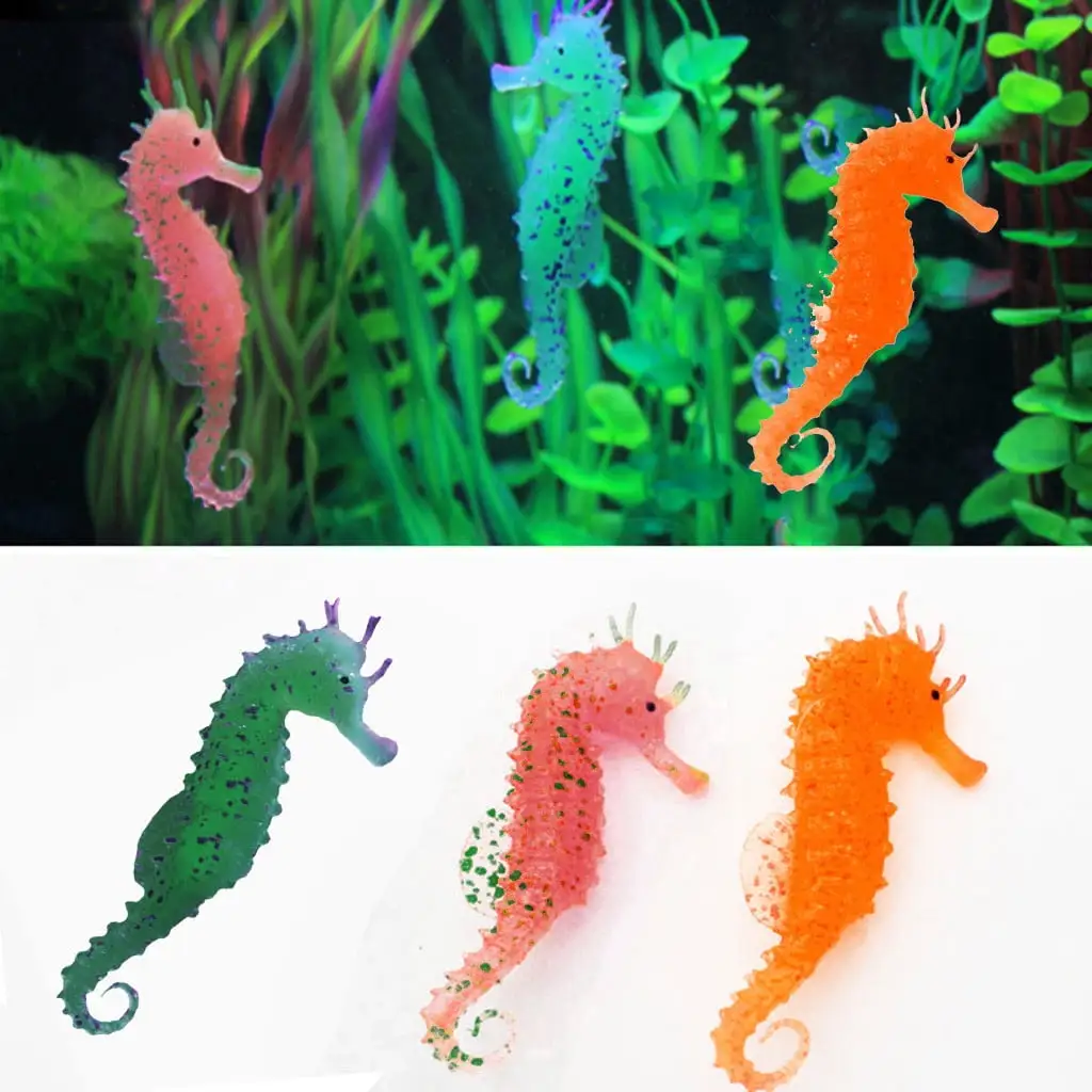 Clearance! Zainafacai Aquarium Aquarium Fish Tank Landscaping Decor Glowing Effect Animal Sea Ornament Room Decor Green