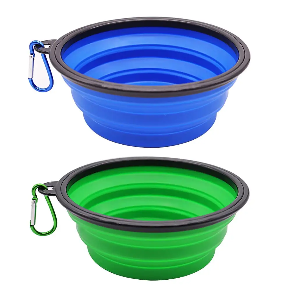 Collapsible Dog Bowls for Travel. 2-Pack Dog Portable Water Bowl for Dogs Cats Pet Foldable Feeding Watering Dish - style:style1